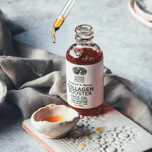 Huile visage stimulante au collagène | Hydratant intense